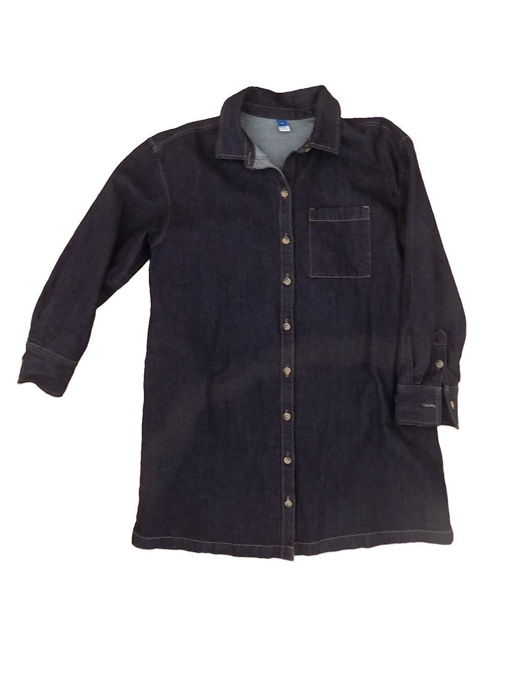 Old Navy denim dress shirt dress size Medium